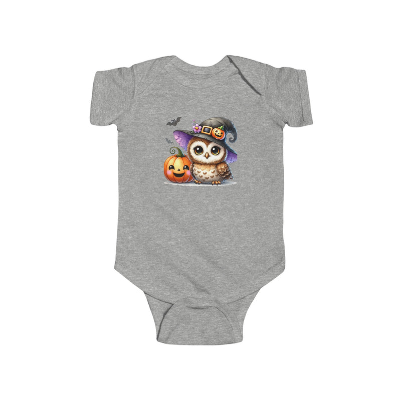 Cute Owl Infant Bodysuit, 100% Cotton Soft Baby Outfit, Halloween Season, Perfect Gift for New Parents, Holiday Baby Clothes, Adorable Owl