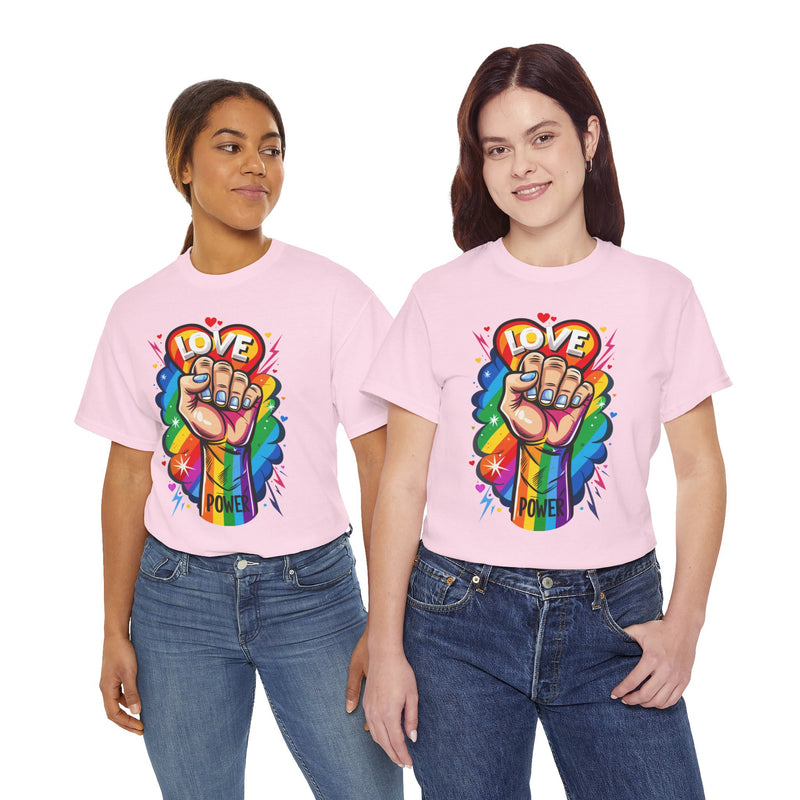 Pride Rainbow - Power Pride - Gay Pride Tshirt