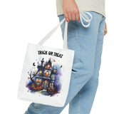 Tote Bag Haunted House Trick or Treat Halloween Season 100% Polyester