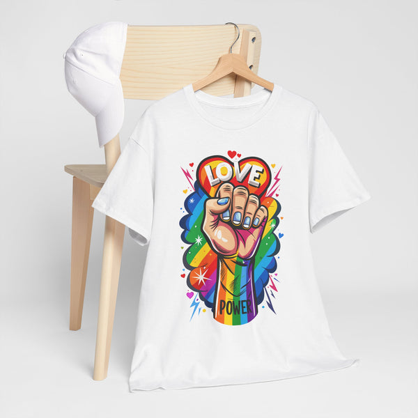 Pride Rainbow - Power Pride - Gay Pride Tshirt