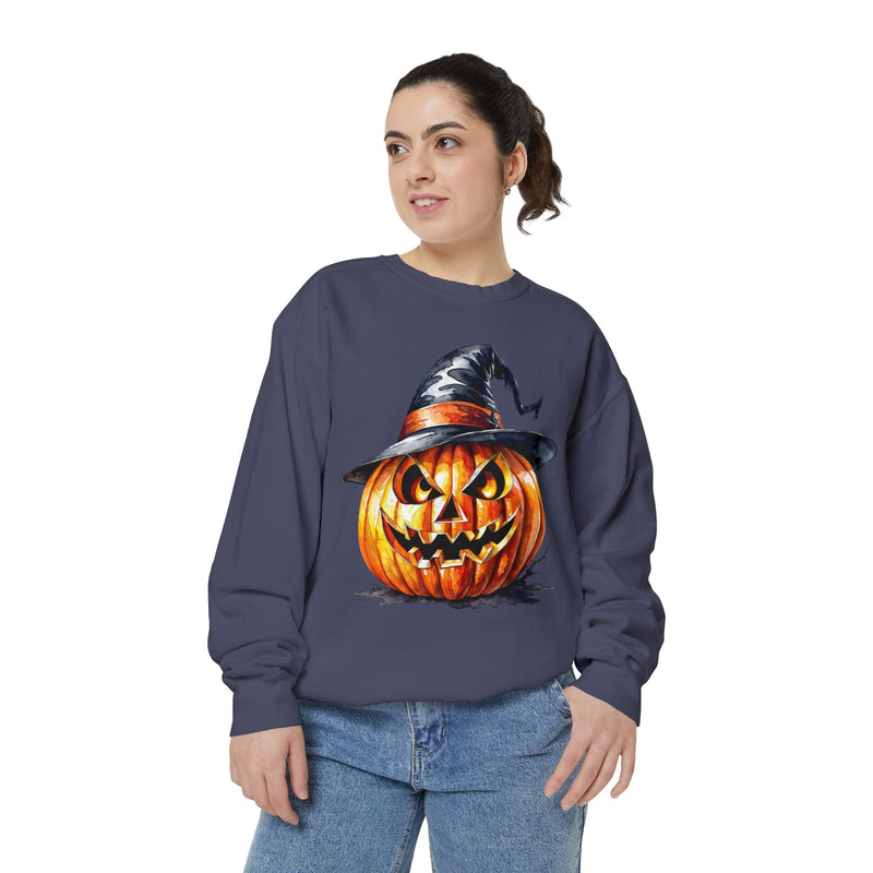 Halloween Unisex Sweatshirt Scary Pumpkin Halloween Season