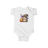 Cute Owl Infant Bodysuit, 100% Cotton Soft Baby Outfit, Halloween Season, Perfect Gift for New Parents, Holiday Baby Clothes, Adorable Owl