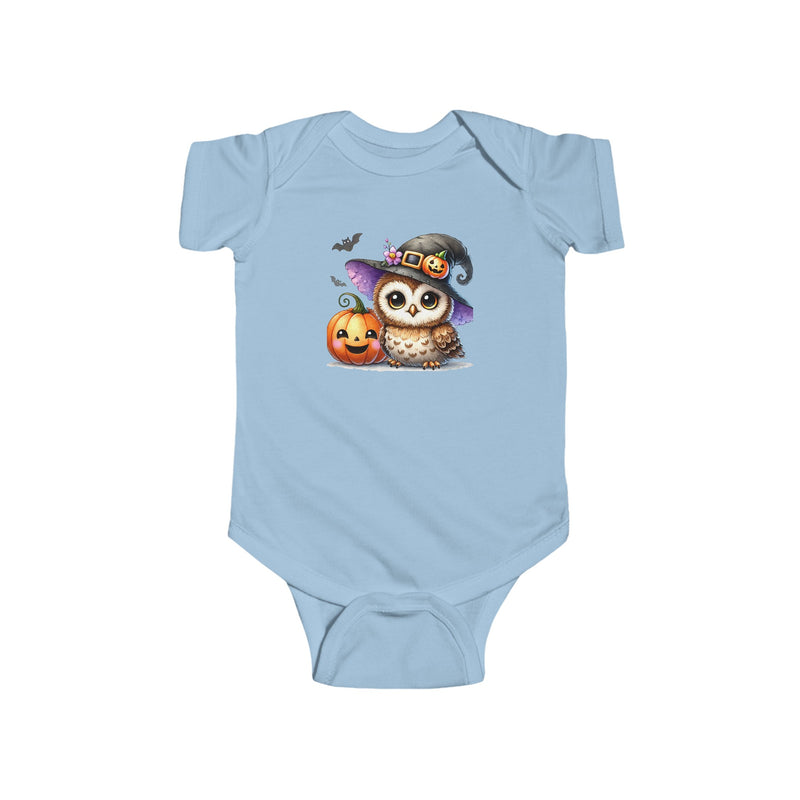 Cute Owl Infant Bodysuit, 100% Cotton Soft Baby Outfit, Halloween Season, Perfect Gift for New Parents, Holiday Baby Clothes, Adorable Owl