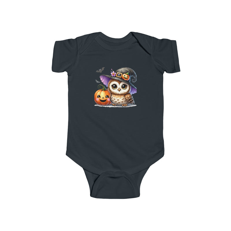 Cute Owl Infant Bodysuit, 100% Cotton Soft Baby Outfit, Halloween Season, Perfect Gift for New Parents, Holiday Baby Clothes, Adorable Owl