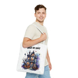 Tote Bag Haunted House Trick or Treat Halloween Season 100% Polyester