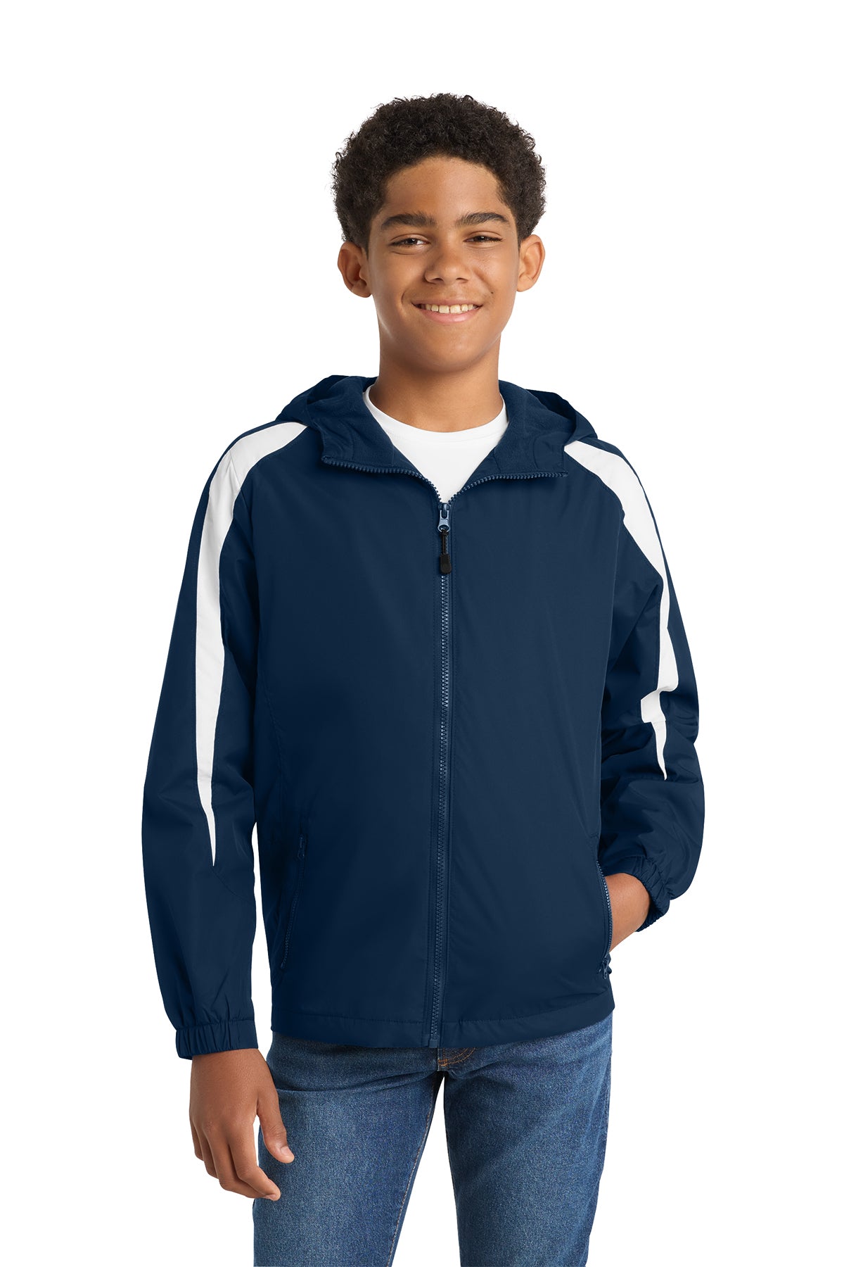 Sport-Tek Fleece-Lined Colorblock Jacket