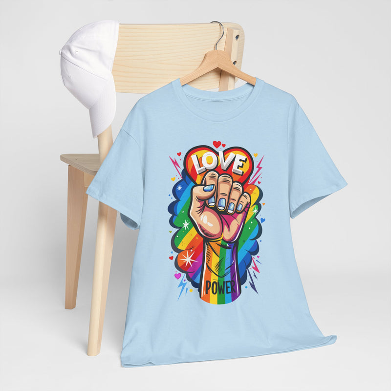 Pride Rainbow - Power Pride - Gay Pride Tshirt