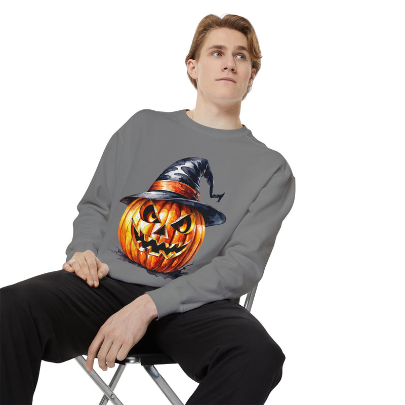 Halloween Unisex Sweatshirt Scary Pumpkin Halloween Season