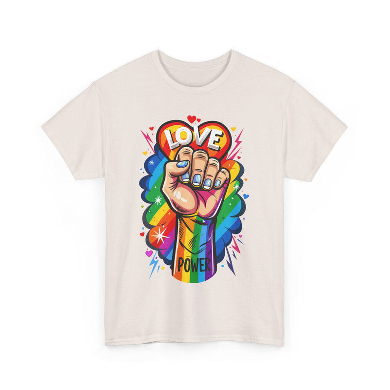 Pride Rainbow - Power Pride - Gay Pride Tshirt