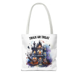 Tote Bag Haunted House Trick or Treat Halloween Season 100% Polyester