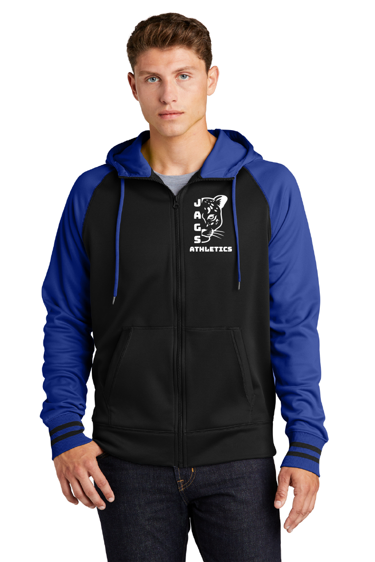 Sport-Tek® Sport-Wick® Varsity Fleece Full-Zip Hooded Jacket