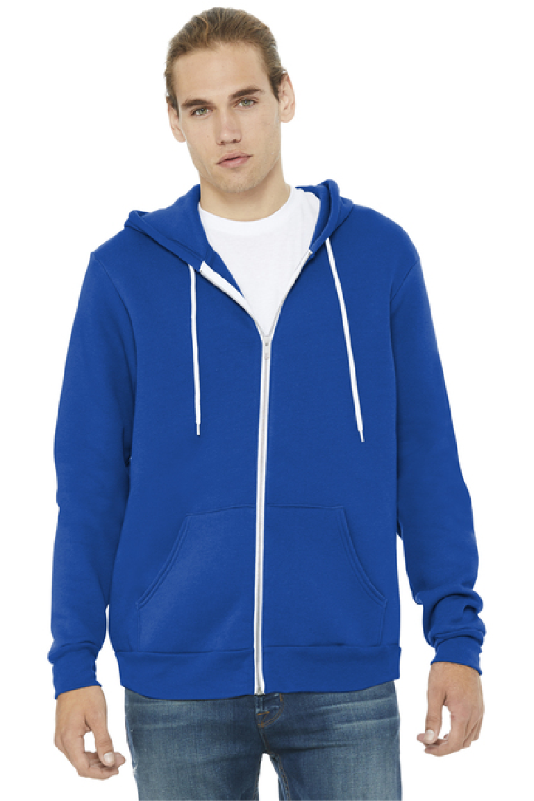BELLA+CANVAS® Unisex Sponge Fleece Full-Zip Hoodie