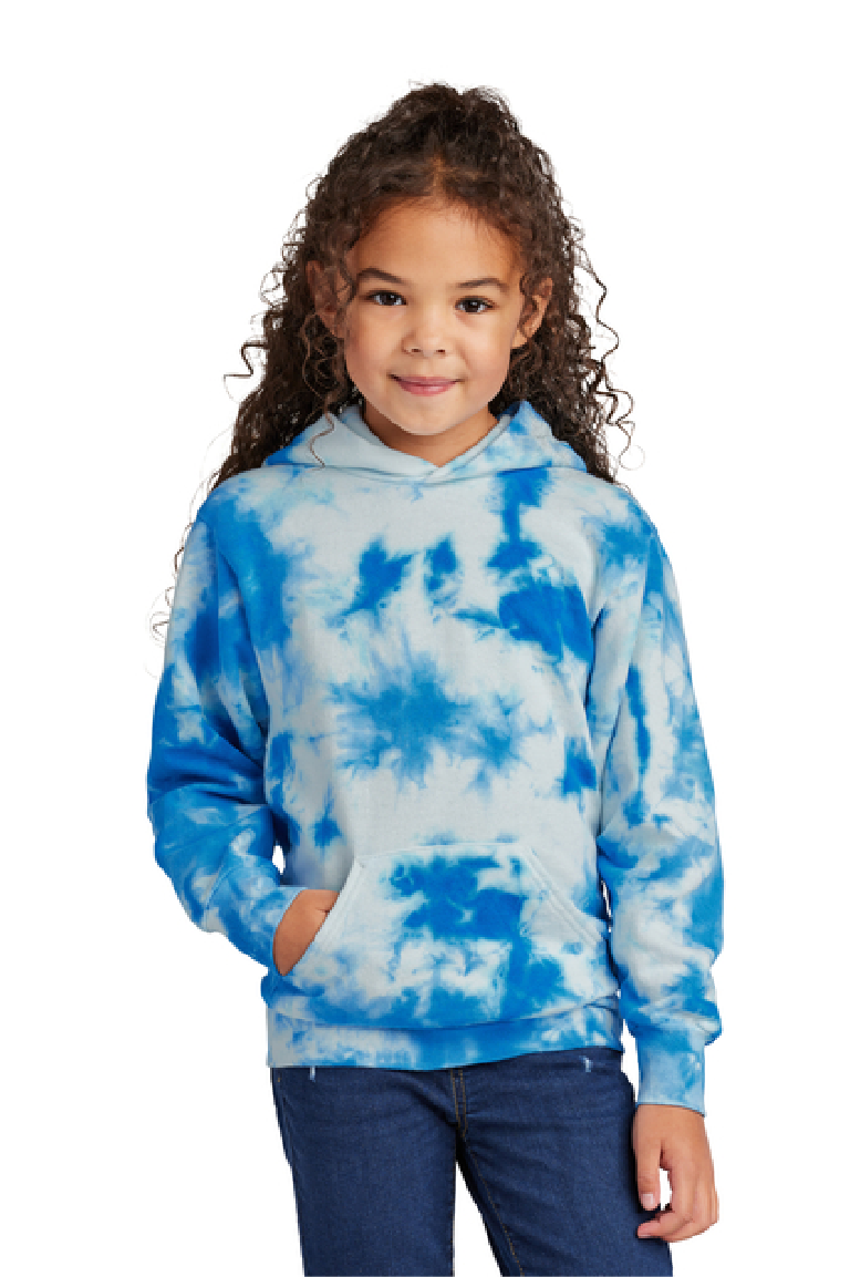 Port & Co™ Crystal Tie-Dye Pullover Hoodie. PC144