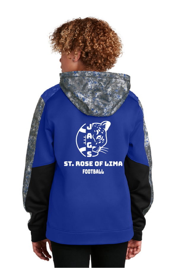 Sport-Tek® Sport-Wick® Mineral Freeze Fleece Colorblock Hooded Pullover