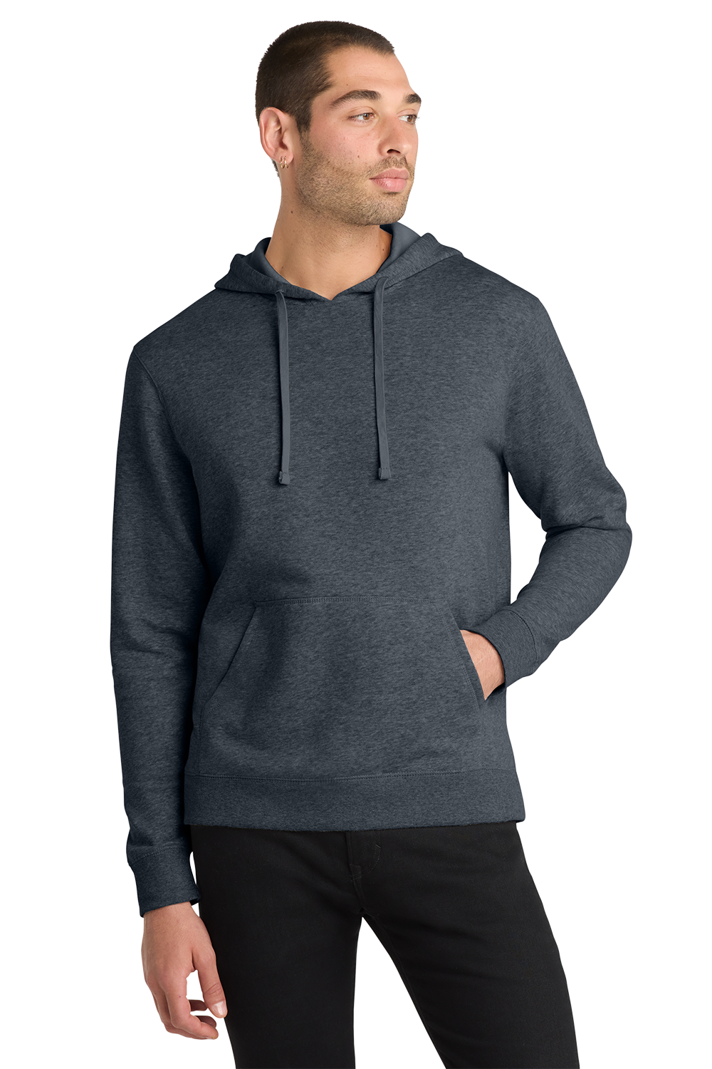 District lightweight fleece hood