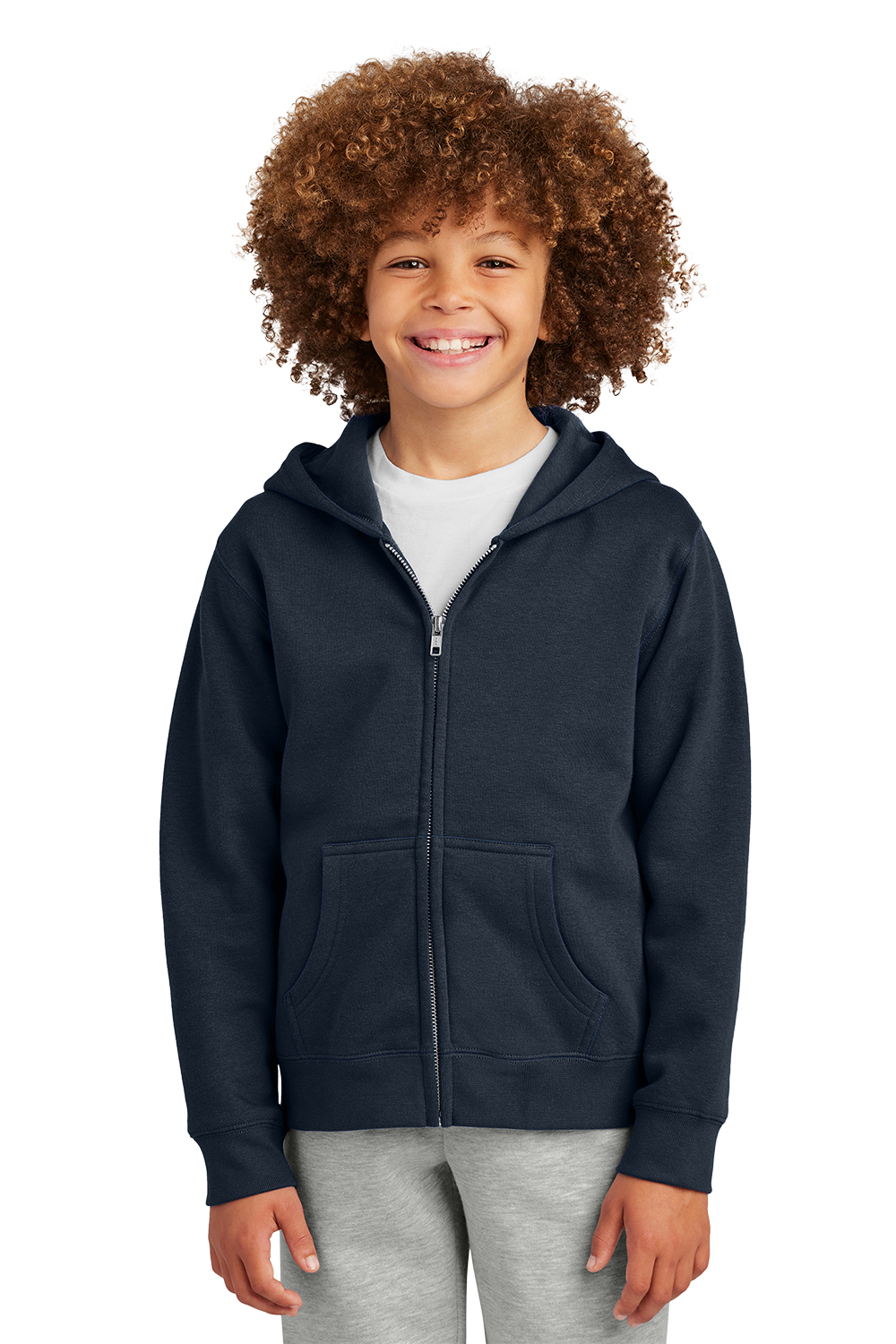 District® Youth V.I.T.™ Fleece Full-Zip Hoodie