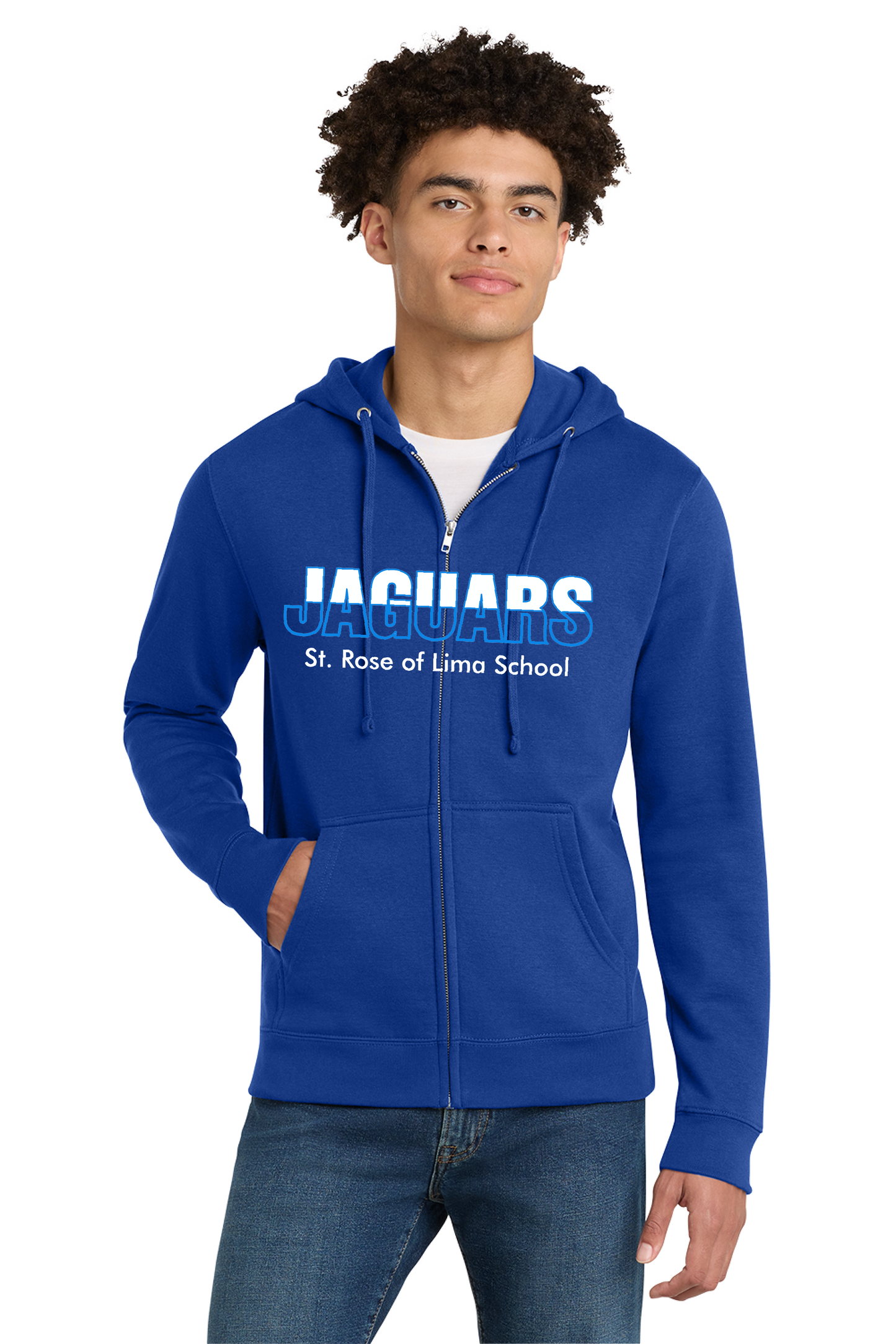 District  VIT fleece full zip hoodie