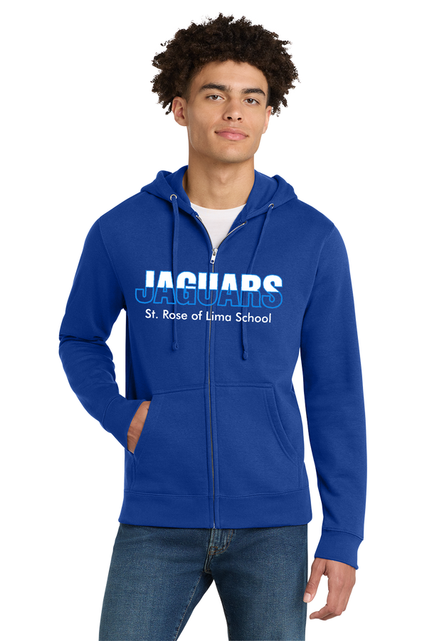 District  VIT fleece full zip hoodie