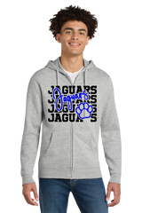 District  VIT fleece full zip hoodie