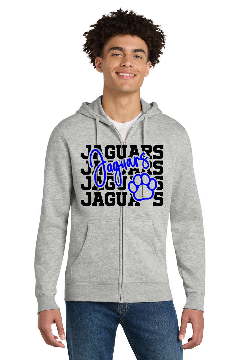 District  VIT fleece full zip hoodie