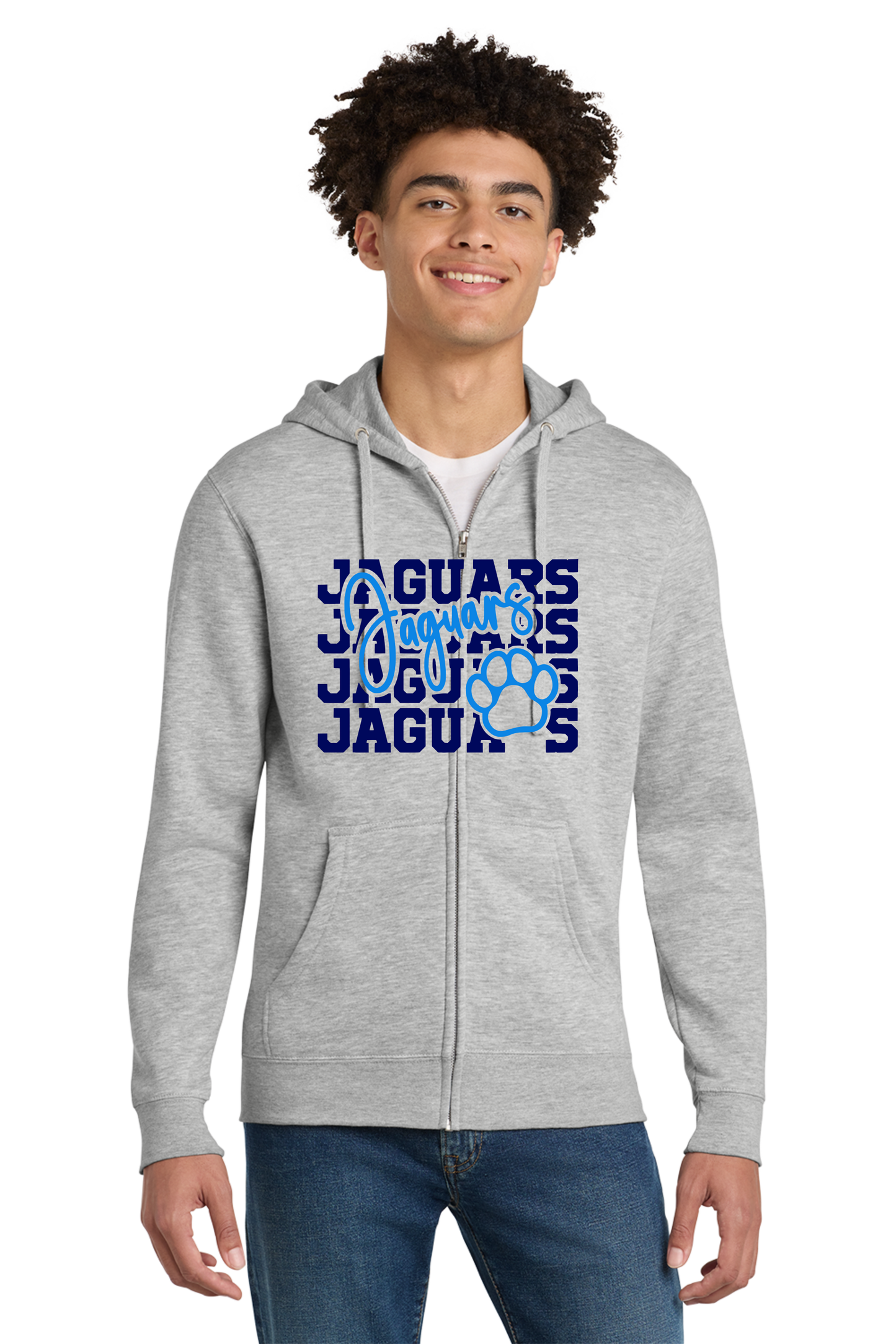 District  VIT fleece full zip hoodie