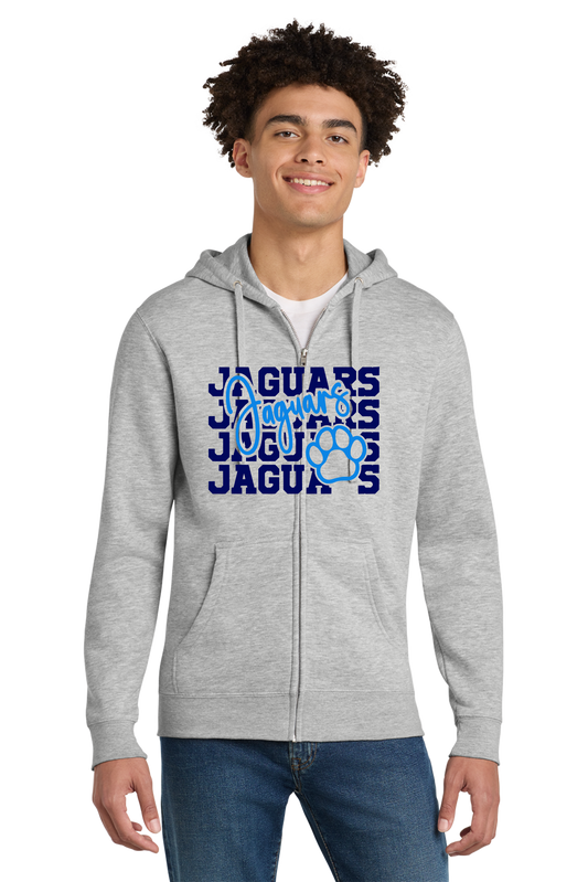 District  VIT fleece full zip hoodie