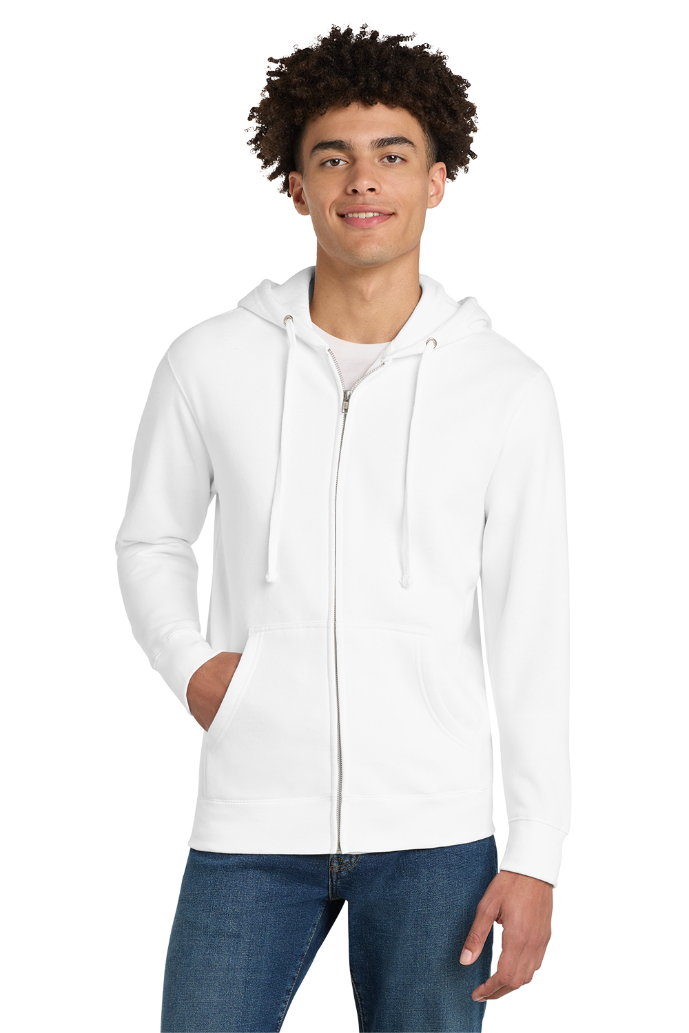 District  VIT fleece full zip hoodie