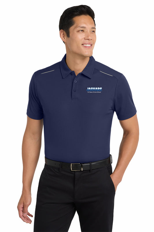 Port Authority pinpoint mesh polo
