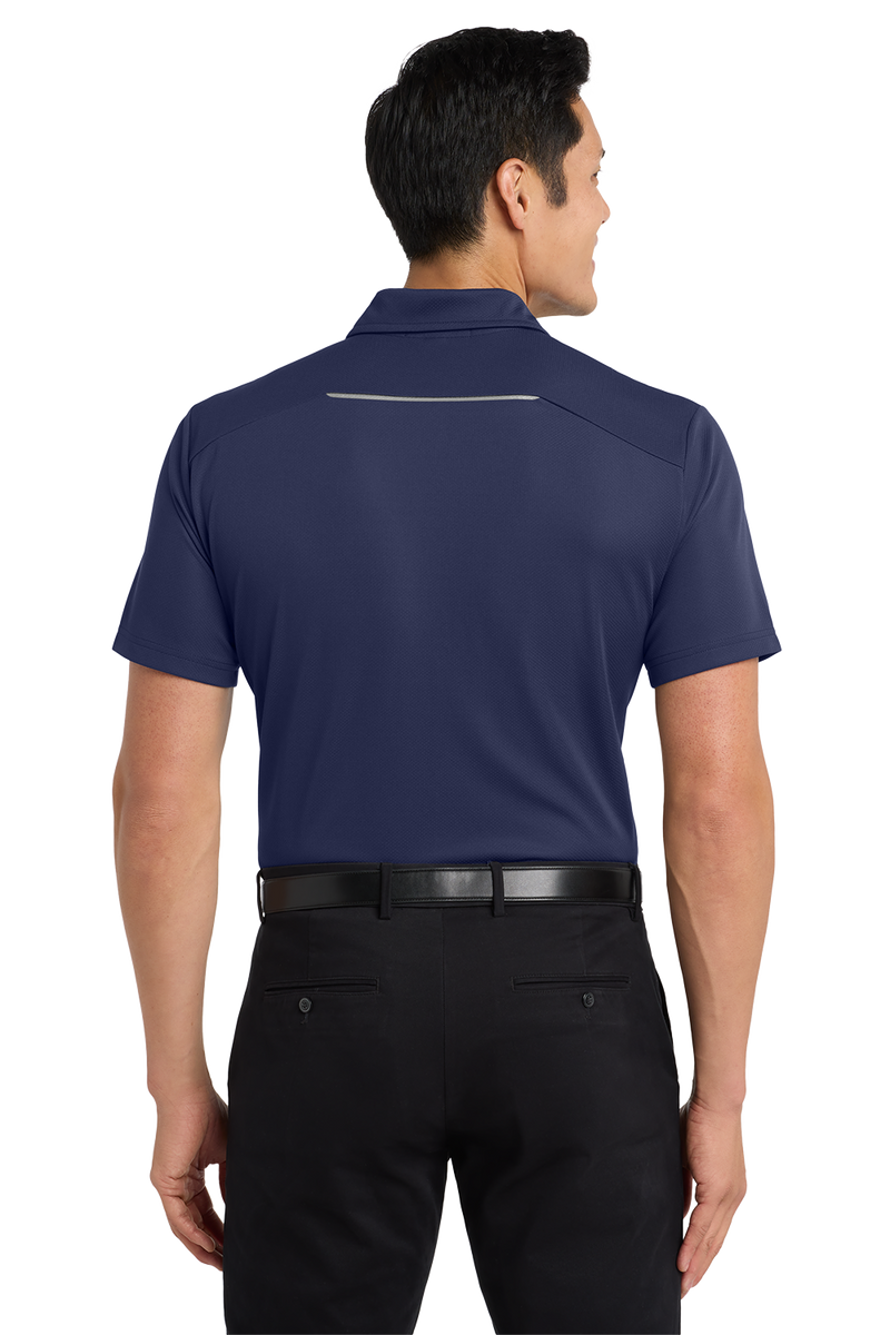 Port Authority pinpoint mesh polo