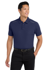 Port Authority pinpoint mesh polo