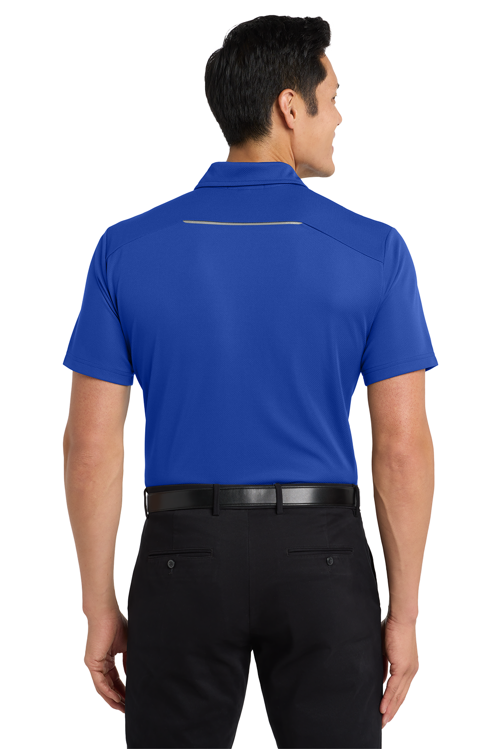 Port Authority pinpoint mesh polo