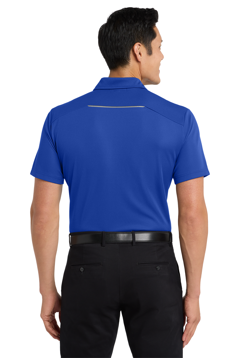 Port Authority pinpoint mesh polo