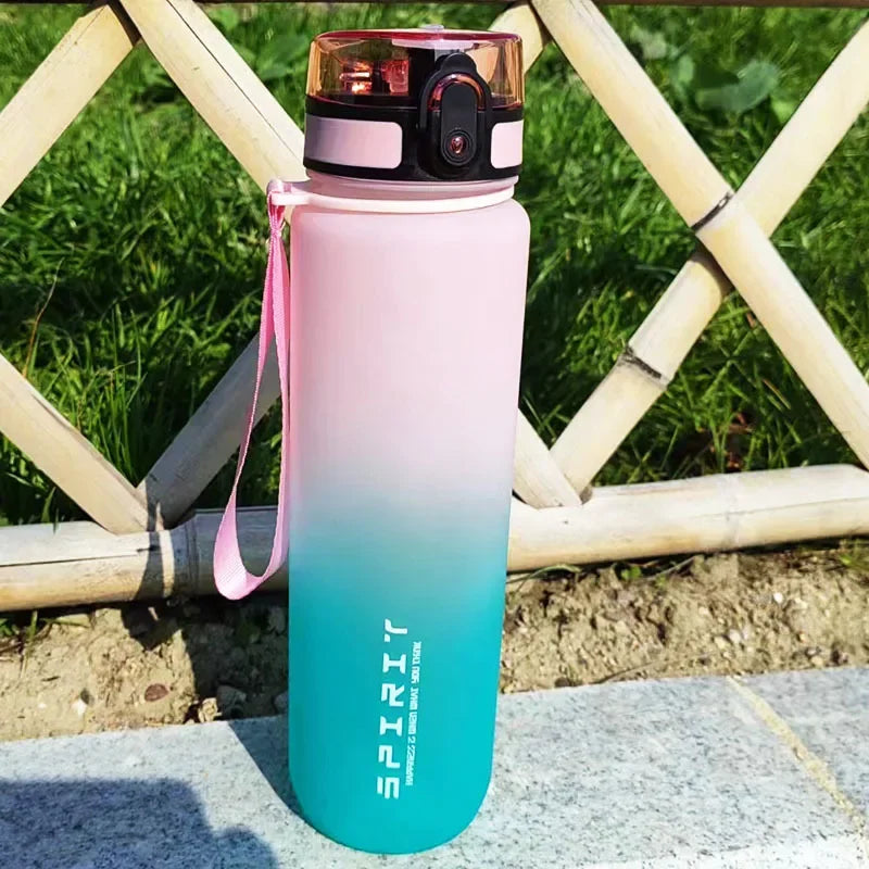 Sports Water Bottle Large Capacity Men Women Summer Travel Fitness Drinkware