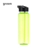 Outdoor Water Bottle with Straw Sports Bottles Leak Proof Eco-friendly Children