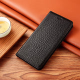 Crocodile Back Genuine Leather Phone Case