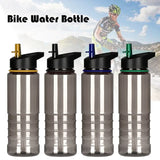 Outdoor Water Bottle with Straw Sports Bottles Leak Proof Eco-friendly Children School With Lid Hiking Camping Plastic BPA Free