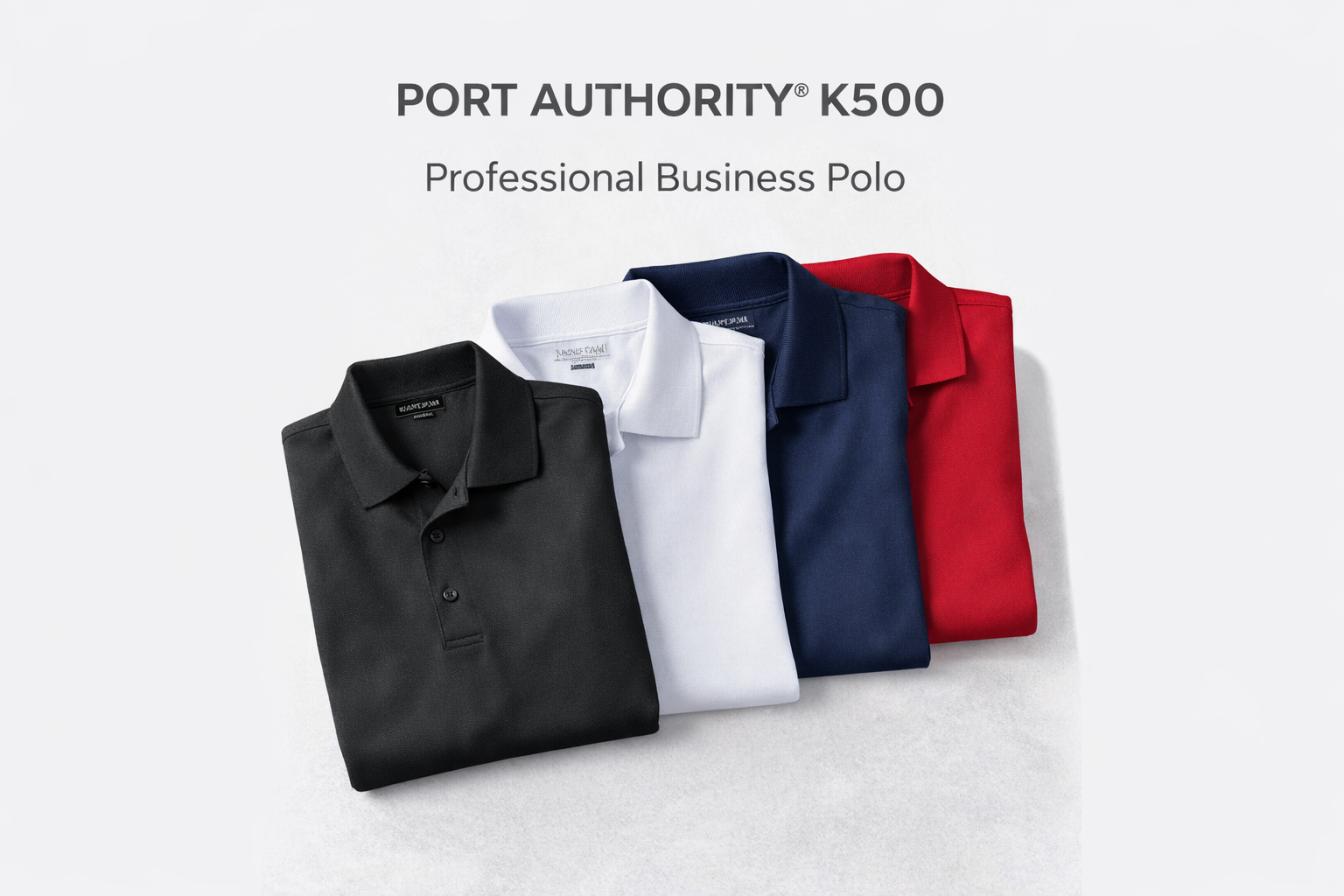 12-Pack Custom Embroidered Port Authority Polos for Small Business - AzaleaDC