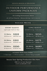 Spring Outdoor Performance Crew Packages