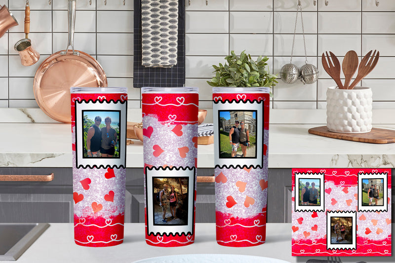 Valentine Photo Tumbler, Tumbler with Pictures