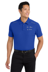 Port Authority pinpoint mesh polo